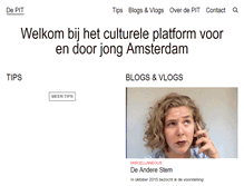 Tablet Screenshot of depit.nl